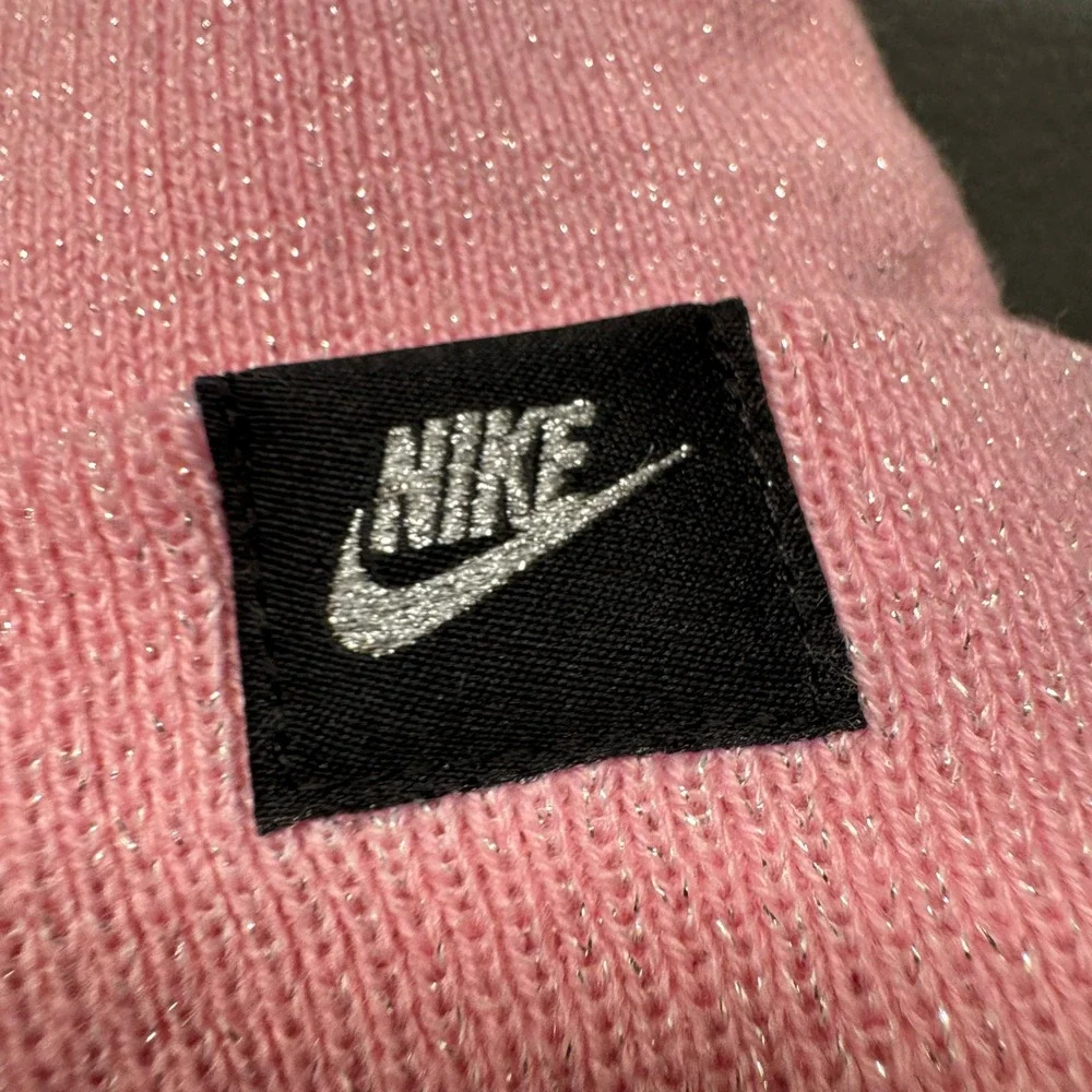 Nike Beanie and Gloves‎ Girls Youth Pink Sparkle Winter Hat Set One Size NEW